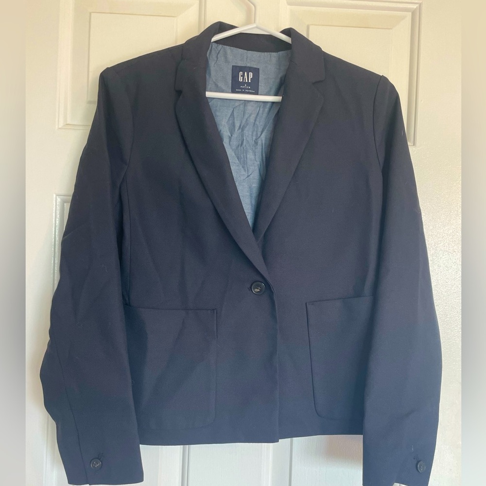 Gap petite women’s blazer jacket - navy blue - Size petite 6
